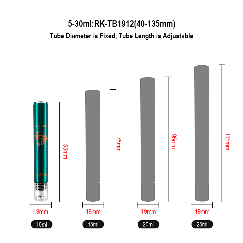 tube packaging massage tube round plastic tube