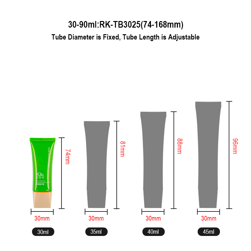 Cosmetic plastic Cream tube