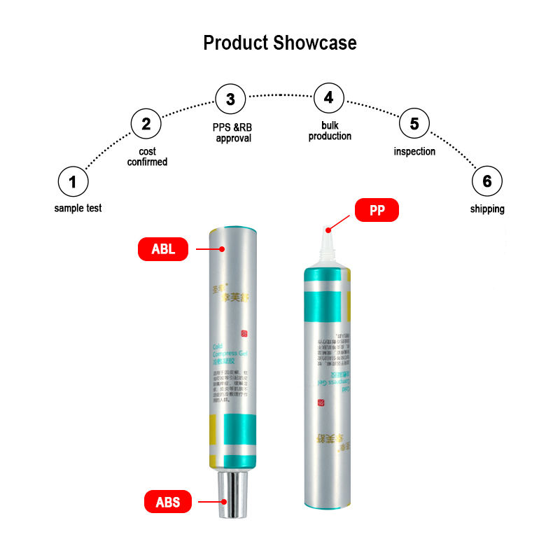 aluminum eye cream tube
