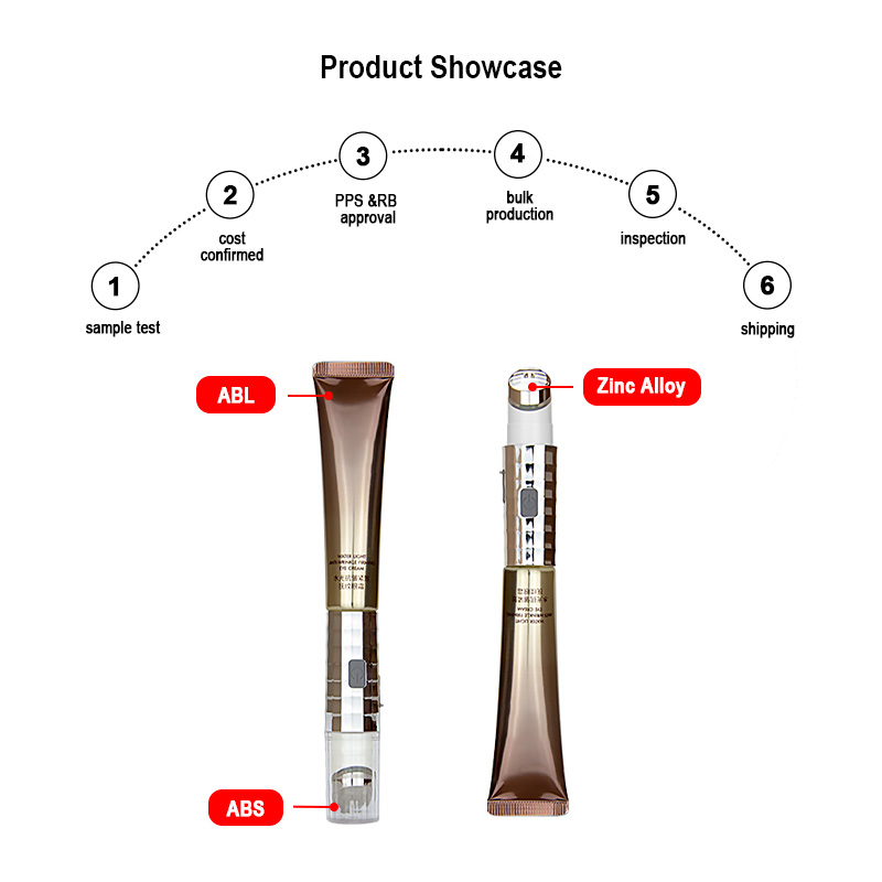 custom logo eye cream tube