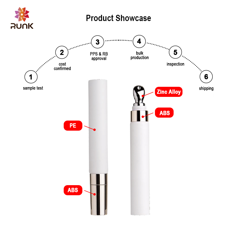 eye cream with metal applicator