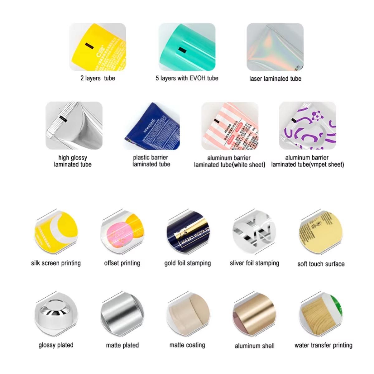 eye cream packaging tube