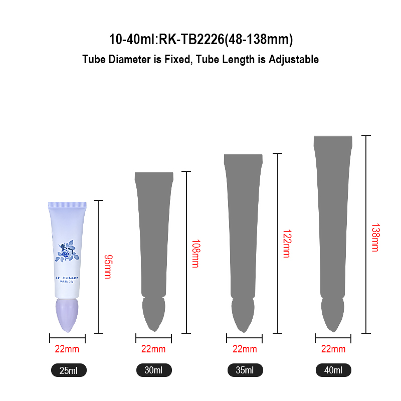 Runk cosmetic tube size Runk cosmetic tube size
