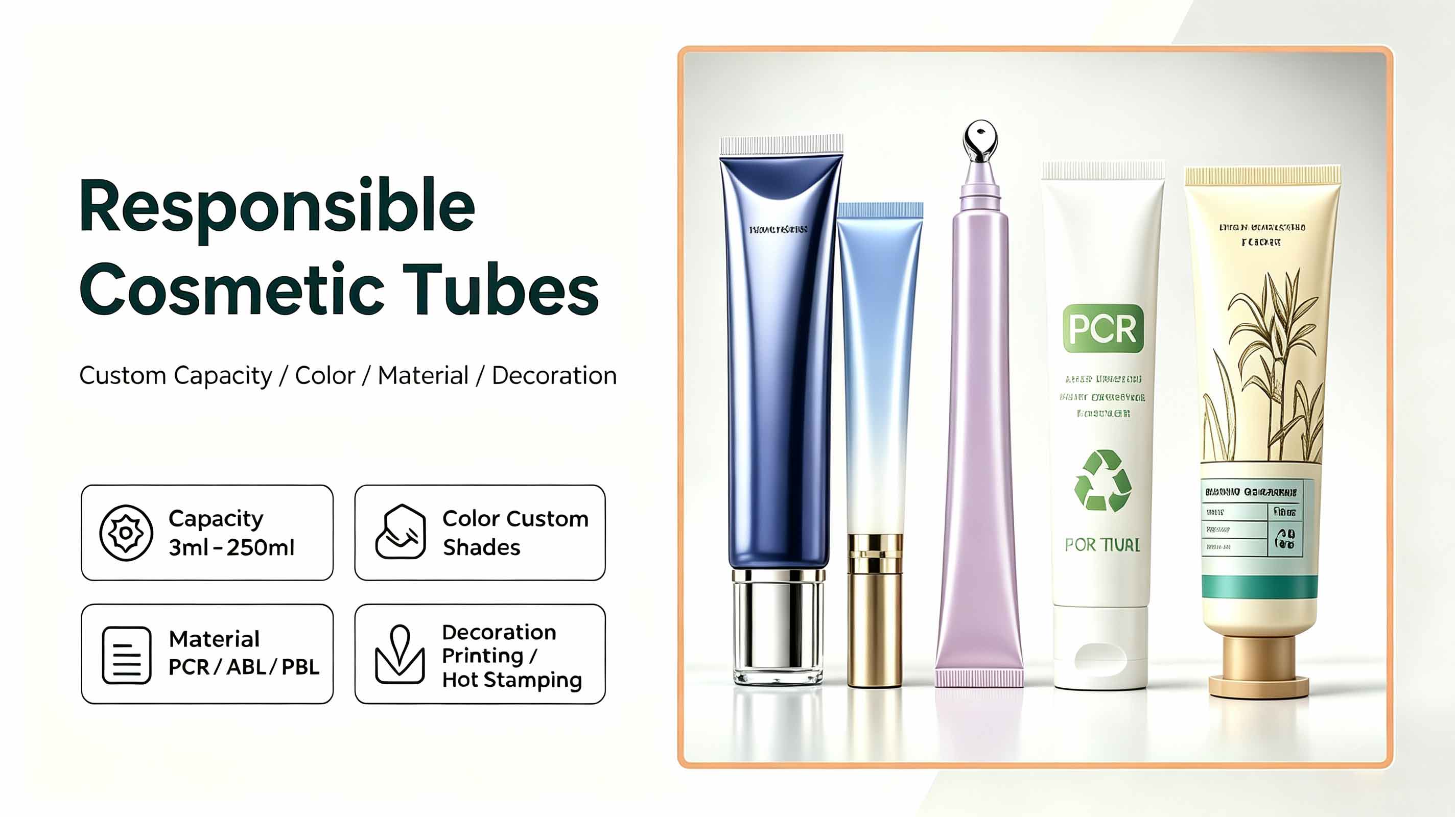 Innovation en matière d'emballage cosmétique responsable pour l'industrie de la beauté