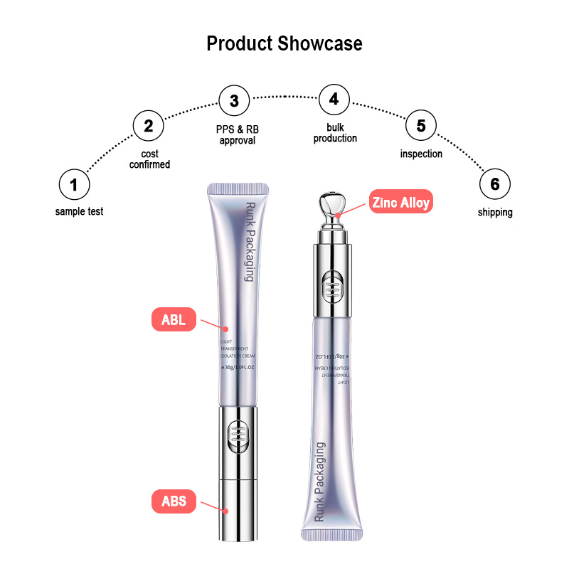Runk cosmetic tube metarial