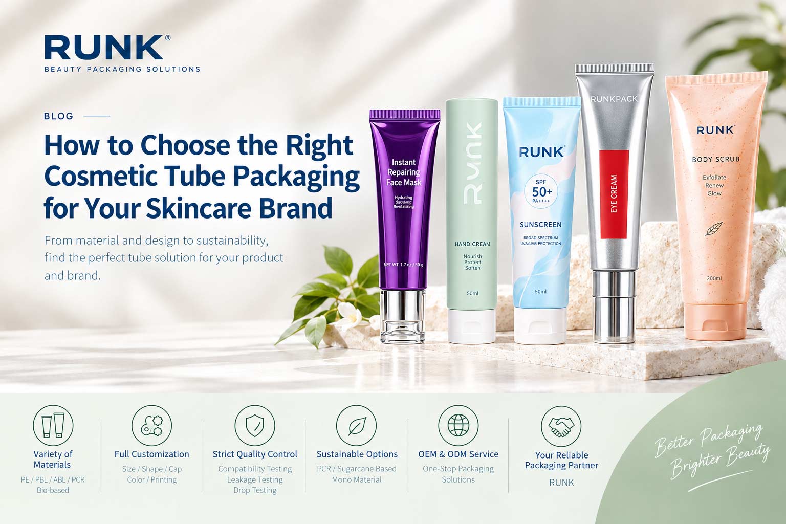 Runk cosmetic packaging supplier Runk cosmetic packaging supplier