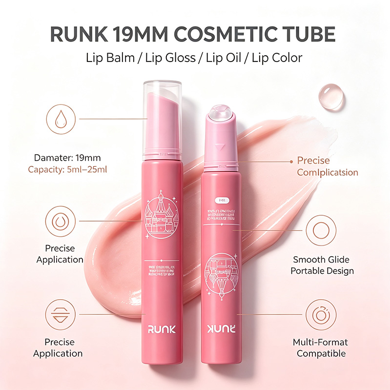 round lip gloss containers