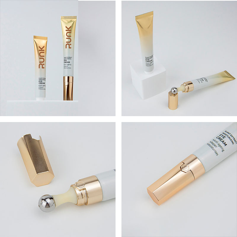 Metal Applicator Skincare Tube